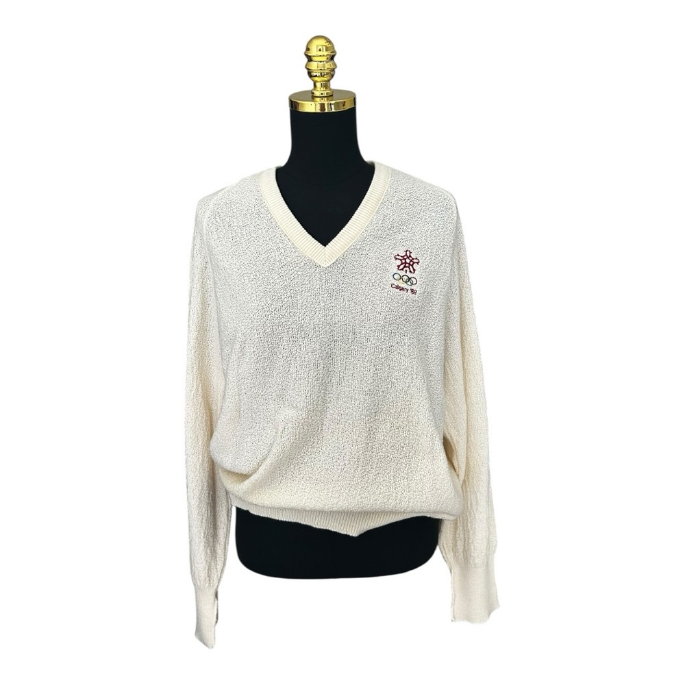Vintage Women’s 1988 Calgary Winter Olympics Sweater Size XL